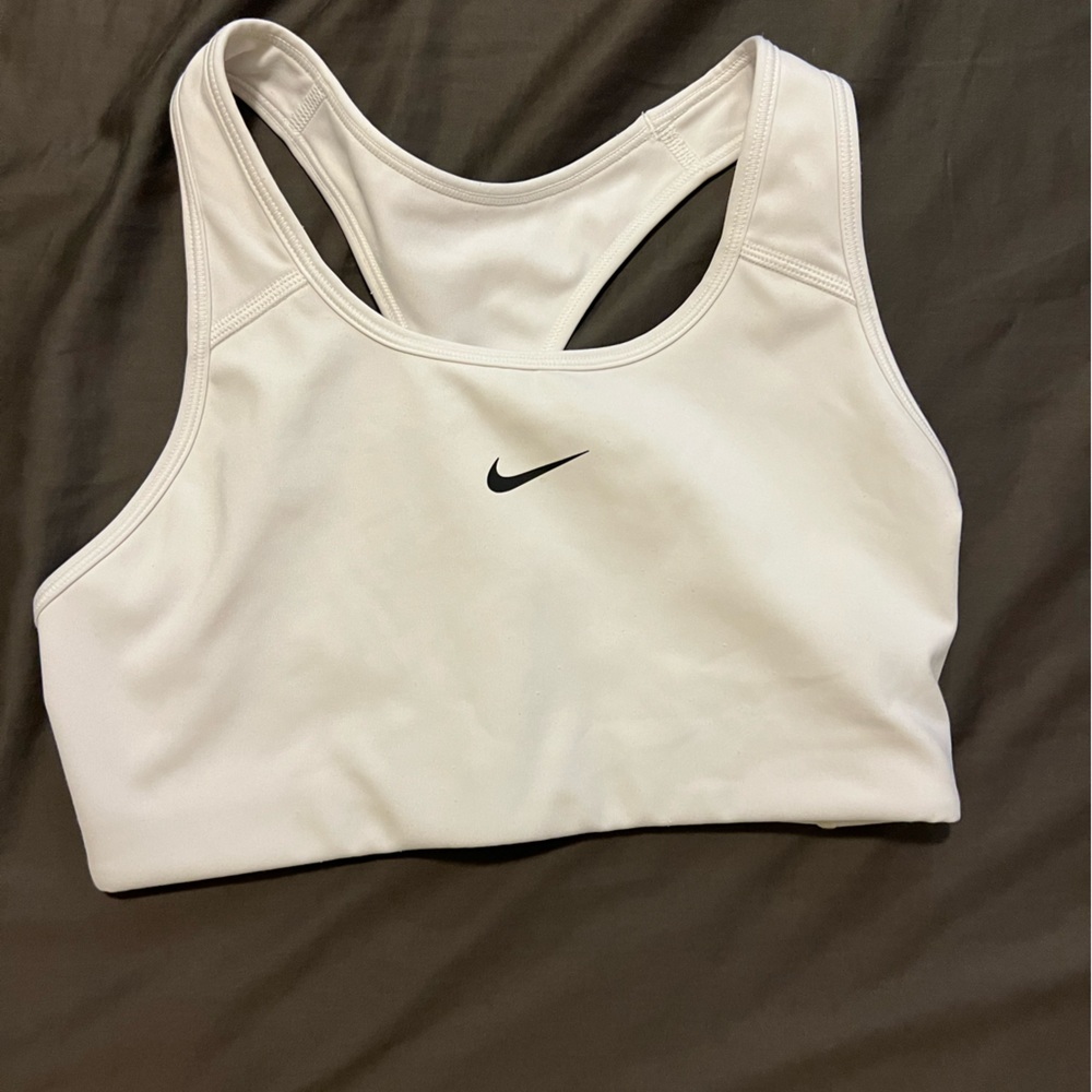 White Nike Sports Bra